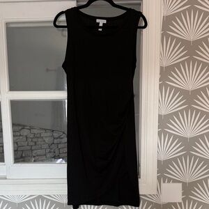 Leith Black Sleeveless Mini Dress
